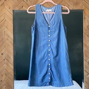 Madewell chambray minidress. Size small